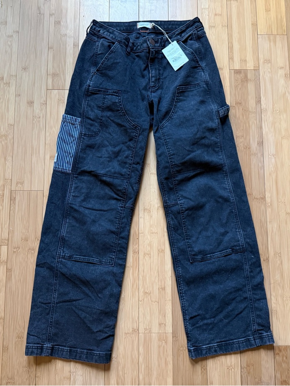 Ripton Women’s Leroy Work Jeans in Black - Picture 5 of 6